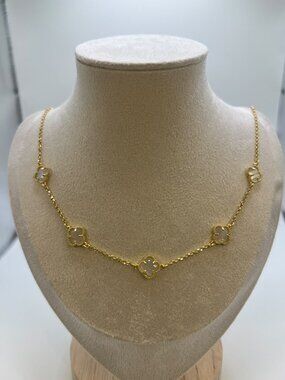 Mia Fiore Italian Clear Crystal Necklace
